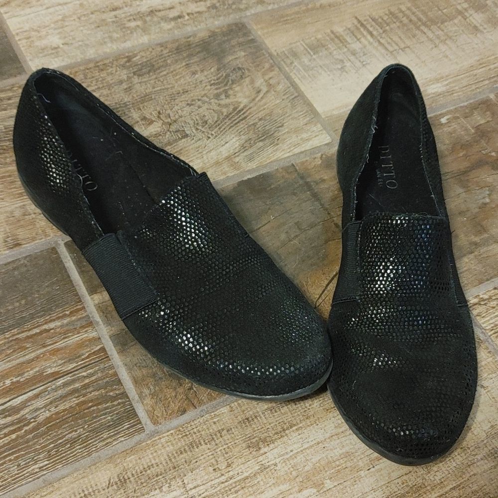 Ditto by Van Eli Metallic Slip Ons